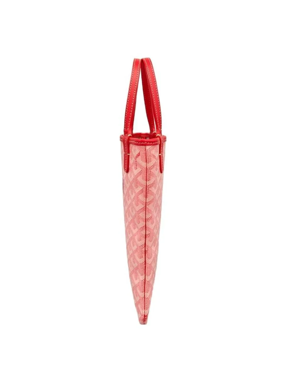 Goyard Tote Bag Poitiers Pink Markage Leather
